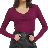 Top Manches longues Prune Femme JDY Lucca pas cher
