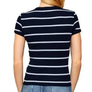 T-shirt Marinière Marine Femme Tommy Jeans Slim Essential vue 2