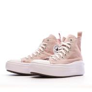 Baskets Roses Fille Converse All Star Move Platform A08745C vue 6
