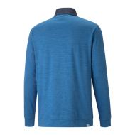 Pull de Golf Bleu/Marine Homme Puma Colblck vue 2