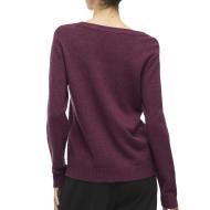 Pull Prune Femme Vila Viril vue 2