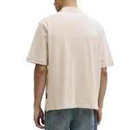 Polo Beige Homme Jack & Jones Archive Graphic Polo vue 2