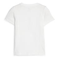 T-shirt Blanc Fille Puma Mixmch vue 2