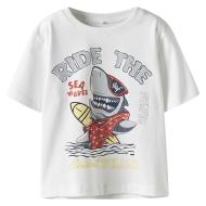 T-Shirt Blanc Garçon Name it Vanyo