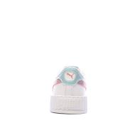 Baskets Blanches/Rose/Bleu Fille Puma Carina 3.0 vue 3
