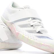 Chaussures d'athlétisme Blanches Mixte Adidas Adizero Throws vue 7