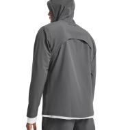 Sweat Zippé Homme Gris Under Armour Outrun vue 2