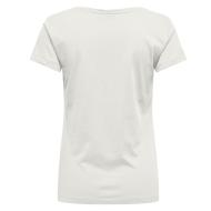 Camiseta blanca para mujer JDY Paris ver 2