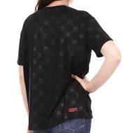T-shirt Noir femme Supreme Grip Ground vue 2