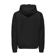 Sweat Zippé Noir Homme Only & Sons Chase vue 2