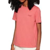 T-shirt Rose Femme Superdry Classic