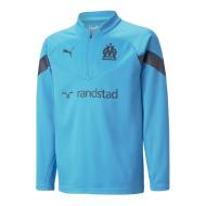 OM Sweat foot Bleu Clair Garçon Puma 2022/23 pas cher