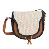 Sac bandoulière Noir Femme Manoukian Ibiza