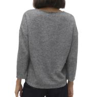 Pull Gris Femme Vero Moda Blis vue 2