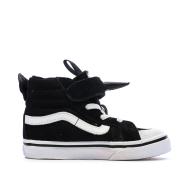 Baskets Noires/Blanches Enfant Vans Flying Sk8-hi vue 2