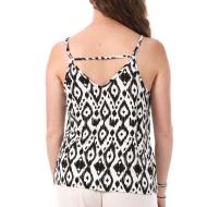 Débardeur Blanc/Noir à Motifs Femme Only Nova Life Paris vue 2