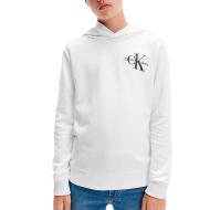 Sweat Blanc Garçon Calvin Klein Jeans Small pas cher