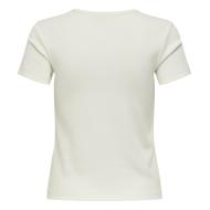 T-shirt Blanc Femme JDY Vaya vue 2