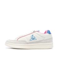Baskets Blanches/Roses/Bleu Femme Le Coq Sportif Noah pas cher