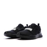 Baskets Noires Garçon Puma Wired01 vue 6