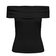 T-Shirt Noir Femme JDY Fransiska 15344028 vue 3