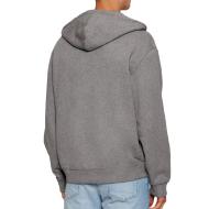 Sweat Zippé Gris Homme Calvin Klein Jeans Terry Monog vue 2