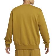 Sweat Jaune Homme Nike BV2666 vue 2