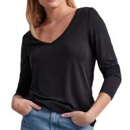 T-Shirt Noir Femme Pieces Pckamala vue 3