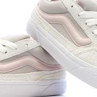 Baskets Blanches/Rose Pale/Grises Femme Vans Caldrone vue 7