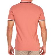 Polo Rose Homme Timberland Tipped vue 2
