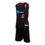 Miami Heat Ensemble de basketball Noir Enfant Sport Zone pas cher