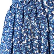 Jupe mi-longue Bleu à fleurs Femme Kaporal Bizou vue 3