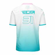 Maillot Blanc/Rose Homme Kappa Kombat vue 2