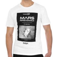 T-Shirt Blanc Homme Nasa MARS01T