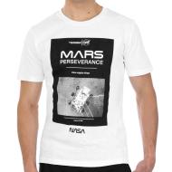 T-Shirt Blanc Homme Nasa MARS01T pas cher