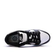 Dunk Low Baskets Blanches/Noires Femme Nike vue 4