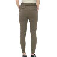 Pantalon Kaki Marron Femme Meva vue 2