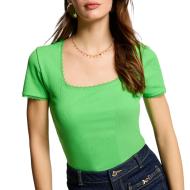 T-Shirt Vert Femme Morgan DLUBI