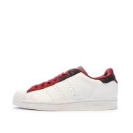 Baskets Adidas Blanches/Rouge Homme Adidas Superstar pas cher
