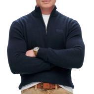 Pull Noir Homme Superdry Essential pas cher