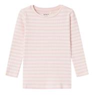 T-Shirt Manches Longues Rose/Blanc Fille Name it Fsuraja vue 2