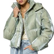 Doudoune Vert Irisé Femme Kaporal SAKI pas cher