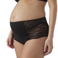 x2 Culottes de Grossesse Violette/Noir Femme Mamalicious Senia vue 3