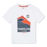 T-Shirt Blanc Garçon Timberland T60090 pas cher