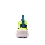 Baskets Jaune fluo Garçon Nike Flex Runner 2 vue 3