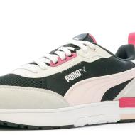Baskets Grises/Rouges Homme Puma R22 vue 7