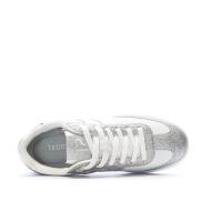 Weiße/Silberne Sneakers Damen Teddy Smith Plata Ansicht 4