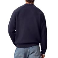 Herren-Pullover in Marineblau von Calvin Klein Jeans im Varsity-Stil Ansicht 2