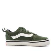 Baskets Verte Garçon Vans Ward Slip-on Suede vue 2