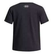 T-Shirt Noir Fille Under Armour Big Logo vue 2